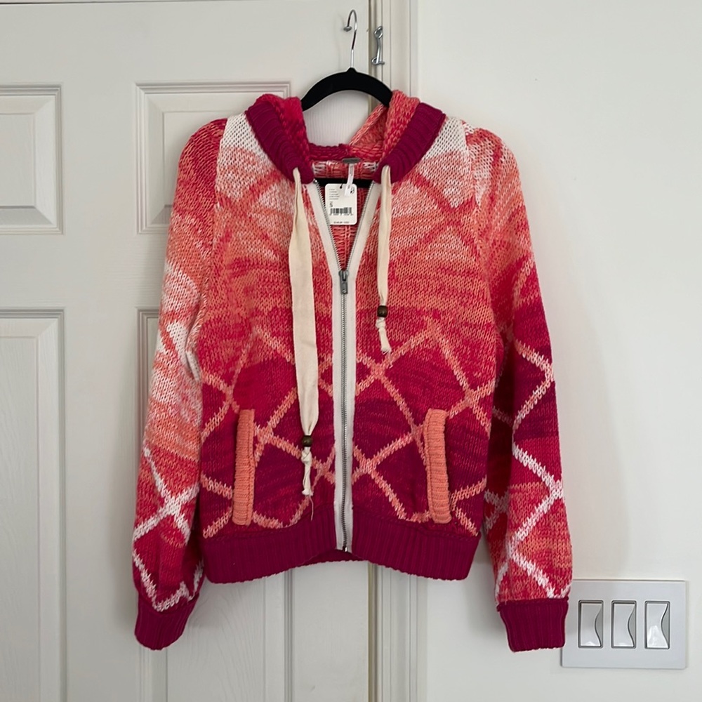 Small Free People  Knit Hoddie